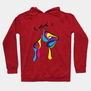 Contemporary Kiss Hoodie